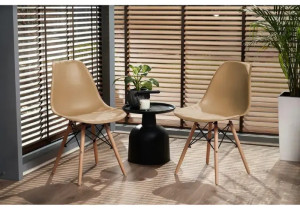 Scaun pentru bucătărie Eva Beige