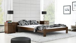 Деревянная кровать MM Селинка 90 x 200 см Орех