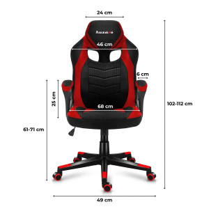 Fotoliu pentru copil Force 2.5 Red
