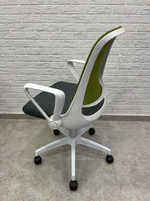 Fotoliu de birou ART Smart Point Green/White