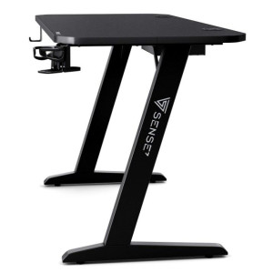 Masă gaming Sense7 Nomad Basic 140 x 60 cm Black