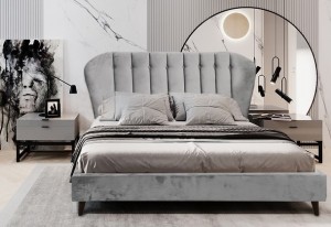 Кровать DP Rosalia 180 x 200 см Grey