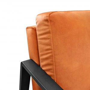 Мягкое кресло DP York Catifea Orange