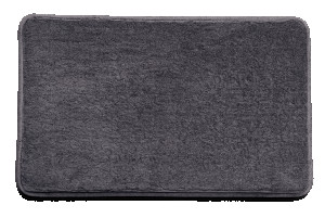 Set Covorașe de baie cu spate antiderapant Dark Grey