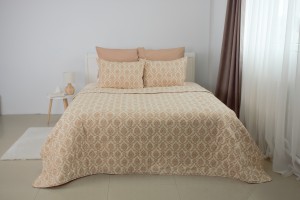 Покрывало + 2 Наволочки TEP ELEGANT COTTON Beige Fantasy