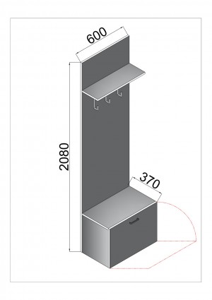 Antreu AM Ferara (2,3,1) Wenge/Grey