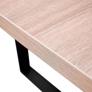 Masă de bucătărie DP Hana 180x90 cm Sonoma/Black
