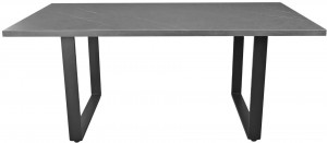 Masă de bucătărie DP Hana 180x90 cm Marmură neagră/Black