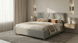 Pat Erevan în complect cu salteaua Relaxe Confort 160 x 200 cm Chigaco 95