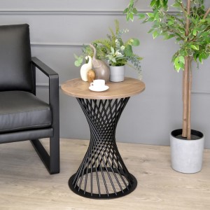 Masă de cafea DP Felicia Cleaf Colonial/Black