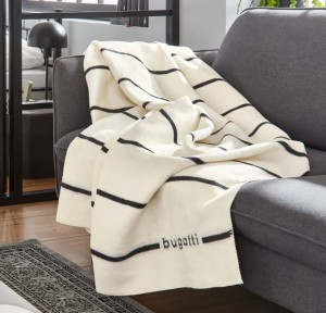 Cuvertura Blanket Bugatti 150 x 200 cm White