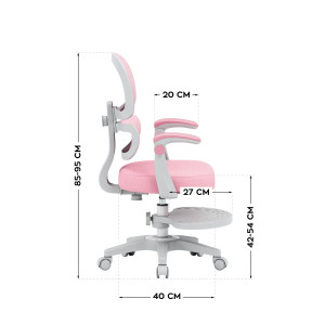 Fotoliu pentru copil Junior 4.4 Pink