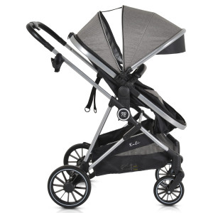 Cărucior 2 în 1 transformabil Moni Kali Grey