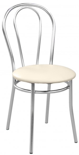 Scaun pentru bucătărie Nowy Styl Tulipan Chrome V-18 Beige