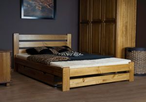 Деревянная кровать MM Кати 90 x 200 см Дуб