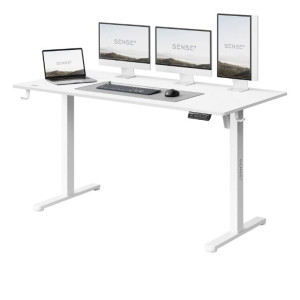 Masă gaming Sense7 Nojo Light White