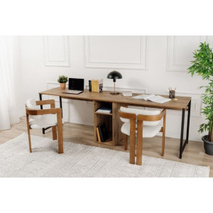 Birou Hanah Home Twin Atlantic Pine Black