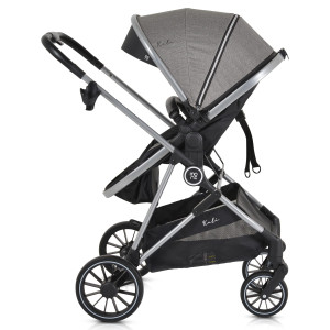 Cărucior 2 în 1 transformabil Moni Kali Grey