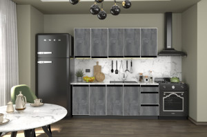 Готовая кухня Yasen Niagara 2.0 m Dark Grey