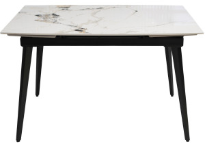 Раздвижной стол DP Elara 120/180x80 cm Ceramic Shiny White 03