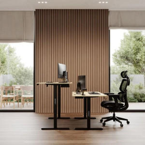 Masă gaming Sense7 Nojo 140 x 70 cm Black Pine