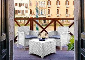 Set de mobilier pentru grădină Bica Venezia Terrace White