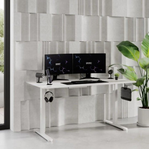 Masă gaming Sense7 Nojo 140 x 70 cm White