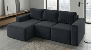 Canapea de colț extensibilă Hugo Silk Ape 15