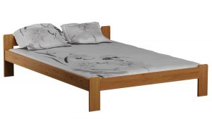 Pat din lemn MM Selinka 120 x 200 cm Beige