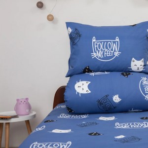 Подростковое постельное бельё "Soft Dreams" 145 x 210 см Kitten Blue