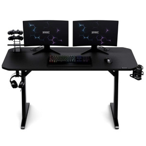 Masă gaming Sense7 Nomad Basic 140 x 60 cm Black
