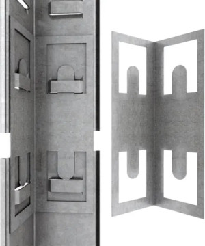 Raft Horeca Nex Budget 180 x 90 x 40 cm (colț)