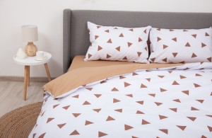 Set de lenjerie pentru pat TEP Soft Dreams 200 x 220 cm Triang Cappuccino