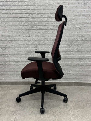 Офисное кресло ART Moka Red Wine