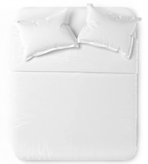 Простынь на резинке Askona Home 180 x 200 см White Snow