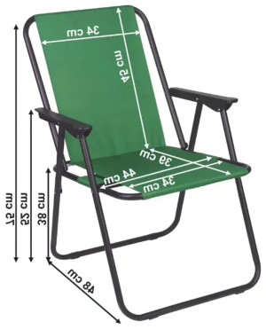 Scaun pentru casă de vară Pliant OM Green OM-860698