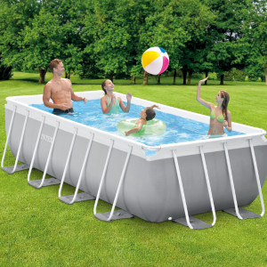 Piscină Intex Prism Frame Rectangular 400 x 200 x 100cm 