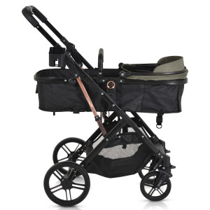 Cărucior 2 în 1 transformabil Moni Raffaelo Green Olive