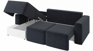 Canapea de colț extensibilă Hugo Silk Ape 15