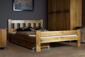 Деревянная кровать MM Грета Дуб