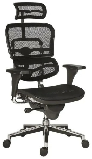 Fotoliu directorial Ergohuman Black