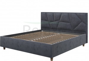 Кровать Erevan 140 x 200 см Dark Grey