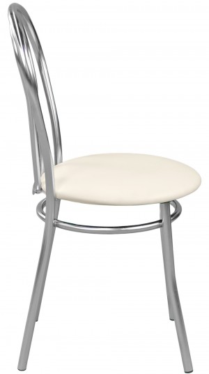 Scaun pentru bucătărie Nowy Styl Tulipan Chrome V-18 Beige