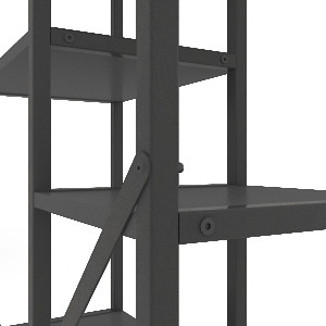 Стеллаж Nex Loft Cascade 178 x 70 x 30 cm Anthracite