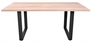 Masă de bucătărie DP Hana 180x90 cm Sonoma/Black
