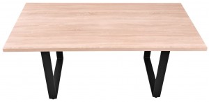 Masă de bucătărie DP Hana 180x90 cm Sonoma/Black