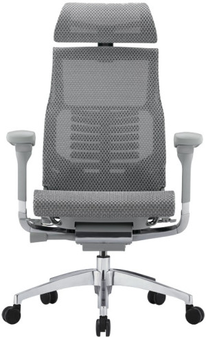 Офисное кресло ART T-168-B1 PF2-AB-HAM-5D-L Grey