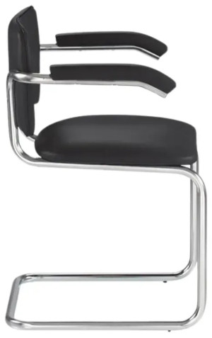 Scaun de birou Nowy Styl Sylwia Arm Chrome V-4 Black