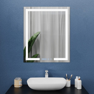 Oglindă cu iluminare LED Bayro Otto 60 x 80 cm