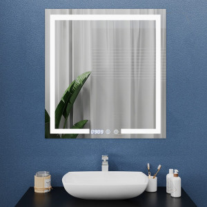Oglindă cu iluminare LED Bayro Otto 70 x 80 cm